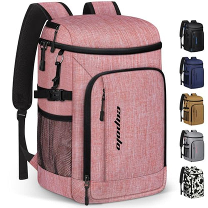 Capolo 36/45 Cans Cooler Backpack Insulated Waterproof for Women Men Lunch Backpack Coolers Leak Proof Soft Cooler Bags - color: Red, size: 36 Cans