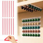 Didaey 12 Pcs Self Adhesive Coffee Pod Holder Clear Wall Mount Capsule Organizer Dispenser DIY Plastic Coffee Pods Storage Display Holder for Kitchen Countertop Cabinet Fridge Rv Space Saving