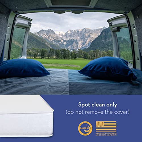Full Mattress for RV Camper, 6-Inch Memory Foam - CertiPUR-US Certified RV Mattress for a Comfortable Sleep - Open Cell Foam Trailer Bed Mattresses (54” x 75”) - size: Full