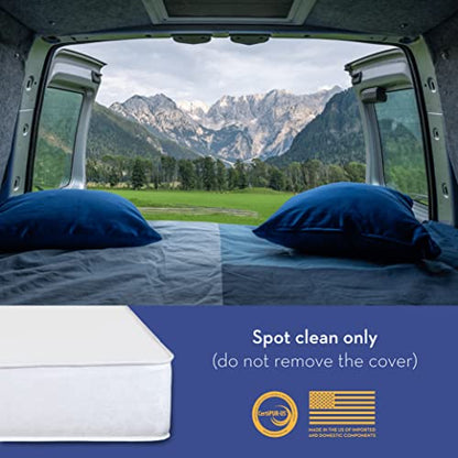 Full Mattress for RV Camper, 6-Inch Memory Foam - CertiPUR-US Certified RV Mattress for a Comfortable Sleep - Open Cell Foam Trailer Bed Mattresses (54” x 75”) - size: Full