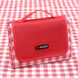 HX&OD Picnic Blanket Outdoor Extra Large Picnic Mat 80"X60" Camping Blanket Beach Blanket Foldable Waterproof Sand Mat Hiking Travel Family Concerts(Red) - color: Red, size: 80”x 60”
