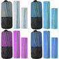 Oudain 4 Sets Quick Dry Towels 8 Pcs Drying 2 Sizes Microfiber Travel Towel for Camping Beach Hiking Yoga Swim Camping Gym and Travel with Mesh Bag