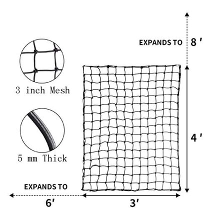 XCAR 64"x 39"x 4" Universal Roof Rack Basket Black with 3' x 4' Cargo Net and Rooftop Cargo Carrier Bag 15 Cubic ft - Car Top Luggage Storage Holder Baskets for SUV Truck Vehicle - size: Roof rack + Bag + Net
