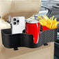 OUSHASAA 3-in-1 Car Headrest Backseat Organizer with 3.7" Backseat Cup Holder for Car, Seat Back Organizer with Hooks - size: 1-PACK