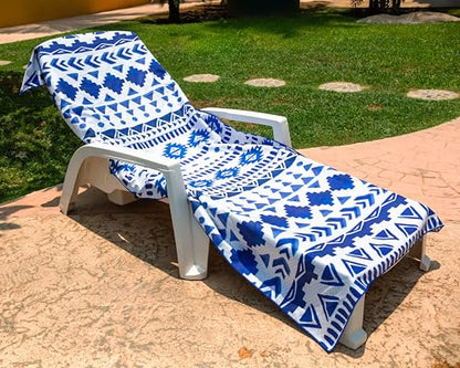 Elite Trend Quick Dry Towel Extra Large 78x35 Inch - Microfiber Beach Towel - Perfect for Beach, Travel, Swimming, Pool, Yoga, Hiking, Camping - Lightweight, Fast Drying, Compact for Adults (Aztech) - color: Aztech, style: Extra Large 78x35"