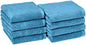 Amazon Basics 8-Pack Lightweight Quick-Dry Hand Towels, 100% Cotton, 28" x 16", Lake Blue - color: Lake Blue, size: Hand Towel, style: Hand Towel (Pack of 8)