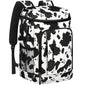 Capolo 36/45 Cans Cooler Backpack Insulated Waterproof for Women Men Lunch Backpack Coolers Leak Proof Soft Cooler Bags - color: Cow Print, size: 36 Cans