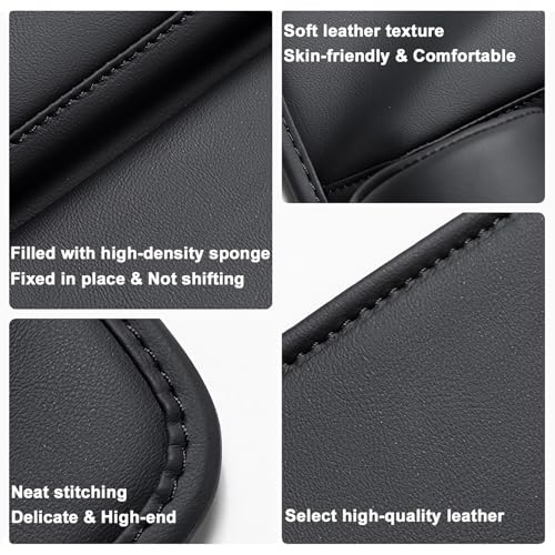 Car Seat Gap Filler Organizer, Universal Premium Leather Seat Organizer with Cup Holder, Seat Gap Storage Box with Bottle Holder, Car Gap Bag Front Center Console Seat (Driver+Passenger 2 Pack) - size: Driver + Passenger Side