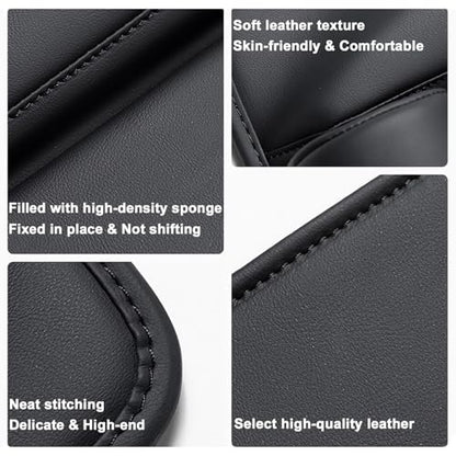 Car Seat Gap Filler Organizer, Universal Premium Leather Seat Organizer with Cup Holder, Seat Gap Storage Box with Bottle Holder, Car Leather Gap Bag Front Center Console Seat (Passenger Side) - size: Passenger Side