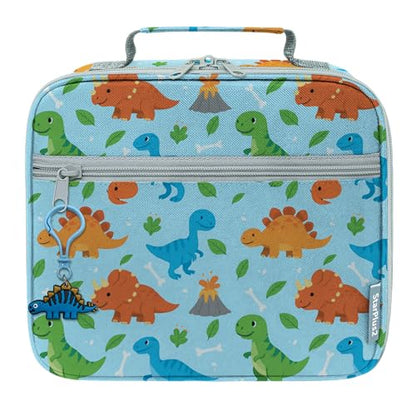 Medium Travel Pill Bottle Organizer, Child Medicine Bag with Zipper Toy, Carrier for Kids Medications and Medical Supplies - Dinosaurs - color: - M Kid Dinosaurs