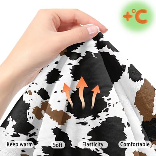 Cow Print 2 Pcs RV Dinette Cushion Covers Thickened Camper Seat Covers Dinette Booth Stretch Loveseat Sofa Chair Cover Furniture Protector for RV Camper Car Bench - color: Cow