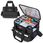 Trunab Insulated Medical Bag with Adjustable Dividers, Medicine Supplies Water-Resistant Bag for Home, Travel, Camping, Empty Bag - Patented Design,Black - color: Black, size: Large