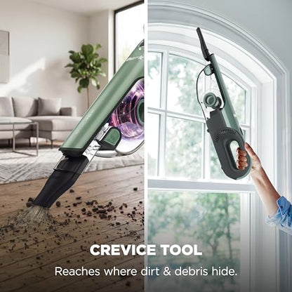 Shark UltraCyclone Pro Cordless Handheld Vacuum, Powerful Suction, Handheld Vacuum for Car & Home, Crevice Tool, Scrubbing Brush, Lightweight, XL Dust Cup, Black/Green, CH901 - style: UltraCyclone