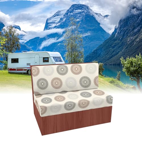 FUANGUI RV Dinette Cushion Covers - Stretch Camper Cushion Booth Seats Replacement - Washable Sofa Furniture Protector (C35, 2 Bench & 2 Backrest Cover) - color: C35