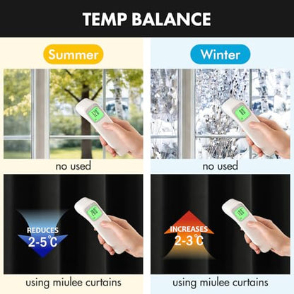 MIULEE Blackout Curtains 4 Panels Sets Black 63 Inch Length, Top and Bottom Rod Pocket Room Darkening Curtains for Bedroom Windows, 4 Pack Solid Thermal Insulated Light Blocking Curtain Drapes - color: Black, size: 40"W x 63"L (Pack of 4)