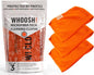 WHOOSH! Microfiber Cleaning Cloth, 3 Pack, Glasses and Screen Cleaning Cloth, Suitable for TV, Car Screen, Computer, Laptop, iPad, MacBook, Smart Phone, Monitor, Watches (14”x14”), Orange - size: 3 Count (Pack of 1)