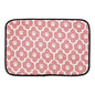 Bone Dry Machine Washable, Ultra Absorbent Pet Mat, 12x18, Rose/Off-White Lattice - color: Rose/Off-White Lattice, size: 12"L x 18"W