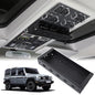 Car Interior Overhead Storage Basket Compatible with 2022-2025 INEOS Grenadier Multi-Functional Roof Panel Expansion Storage Rack Basket Aluminum Alloy Flip-Top Model Cargo Racks