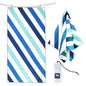 Whale Flotilla Quick Dry Beach Towel Oversized (35"x70"), Microfiber Sand-Free Beach Towels, Extra Large Compact Pool Travel Accessories, Aqua - color: Cabana Aqua, size: 70.00" x 35.00"