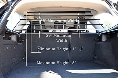 Walky Barrier, Folding, Adjustable Car Barrier for Pet Automotive Safety