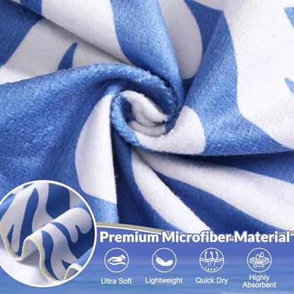 Frienda 4 Pack Microfiber Oversized Lightweight Beach Towel 71x32 in for Women Men Microfiber Quick Dry Sand Free Ocean Coastal Towels for Beach Pool Travel(Coral) - style: Coral