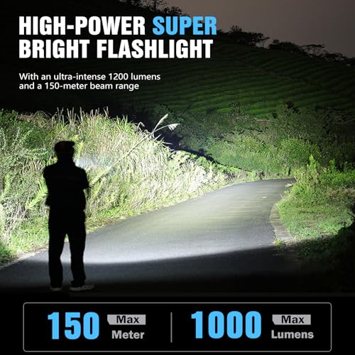 EDC Rechargeable Flat Flashlight 1000 Lumens White LED/UV/RGB Ambient Signaling Flashlights, Magnetic Clip on Pocket Light for Outdoors, Emergency, Working (1, Black, Compact) - color: Black