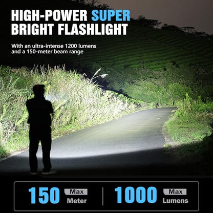 EDC Rechargeable Flat Flashlight 1000 Lumens White LED/UV/RGB Ambient Signaling Flashlights, Magnetic Clip on Pocket Light for Outdoors, Emergency, Working (1, Black, Compact) - color: Black