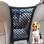 2PCS Dog Car Net Barrier, Dog Net for Pet Netting for Car with Stretchable Storage Bag Universal for Cars Black High Elastic Double Layer Motorcycle Cargo Nets(11.2 * 9.8in) - size: 11.2 x 9.8 inches