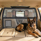 52" Wide Dog Car Barrier with Window & Steel Frame, Universal Fit for Cars, Sedans,SUVs,and Trucks, Car Barrier for Escape-Proof, Vehicle Gate for Dog Travel - size: Medium 52"*33"