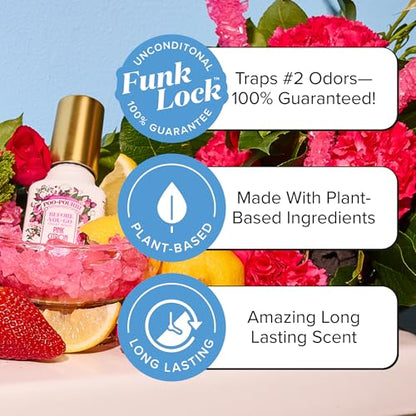 Poo-Pourri Before-You-Go Toilet Spray, Pink Citron, 2 Fl Oz, Up to 100 Uses, Bathroom Odor Deodorizer with Essential Oils for Home or Work, Travel Essentials, TSA Approved Size - size: 2 Ounce (Pack of 1), style: Pink Citron