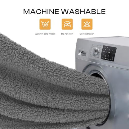 Luciphia Premium Fleece Pet Blanket for Small Medium Dogs Puppy Soft Sherpa Calming Cat Throw Blankets(Grey,41x31 inches) - color: Grey, size: 41x31 inches