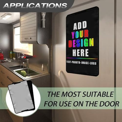 Custom RV Door Window Shade with Picture Personalized Camper Door Window Cover Sun Blackout Fabric for Camper Privacy RV Window Shade Sunshine UV Rays Protection - color: 0-Custom