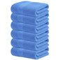 Infinitee Xclusives Blue Hand Towels for Bathroom - Set of 6 (16x28 inches) 600 GSM, 100% Cotton Ultra Soft, Quick Drying, Hotel Quality Hand Towel Set (Eloquent Blue) - color: Eloquent Blue, size: Hand Towels - 6 Pack