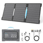 45W Portable Solar Panels Chargers with USB-C, USB-A and DC Outputs Foldable IP67 Waterproof Solar Panel for Camping,Power Emergency for Small Power Station,Phones, Power Banks - style: EP-45W