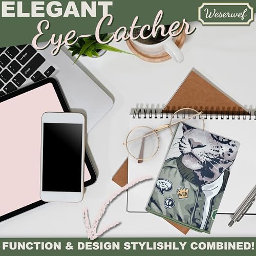 WESERWEF Design Microfiber Glasses Cleaning Cloth – Premium Cleaning Cloth for Eyeglasses, Screens, Tablets, Cameras & Lenses, 12" x 12", Ultra-Soft & Scratch-Free (Wild one) - color: Wild One