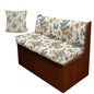 Butterfly Hibiscus Ferns Print 3 Pcs RV Dinette Cushion Covers with Pillowcase Non-Slip Sofa Protector Comfortable 2 Seat Sofa Chair Cover Slipover for Travel Trailer Couch - color: Butterfly Hibiscus Ferns