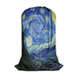 Swono Sturdy Laundry Basket Hamper, Starry Night Abstract Art Foldable Laundry Bag Clothing Organization for Bathroom, Bedroom Home Dorm Travel, Blue Oil Painting - color: Starry Night