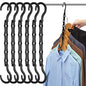 AMKUFO Hangers-Space-Saving 16 Pack Space-Saver, Plastic Magic Hangers for Small Closet Organization, Multifuctional Clothes Hangers for Closet Organizer and Storage, Small Sapce Home Essentials - size: 16 Pack