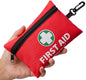 General Medi Mini First Aid Kit, 110 Piece Small First Aid Kit - Includes Emergency Foil Blanket, Scissors for Travel, Home, Office, Vehicle, Camping, Workplace & Outdoor (Red) - size: 110 Piece Set