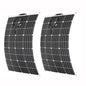 800 Watt Flexible Solar Panel for RV, 2 × 400 Watt 12 Volt Solar Power Panel Kit Photovoltaic Module Monocrystalline Solar Panels for Camping Off Grid Car Battery Charging Boat - color: B 800W
