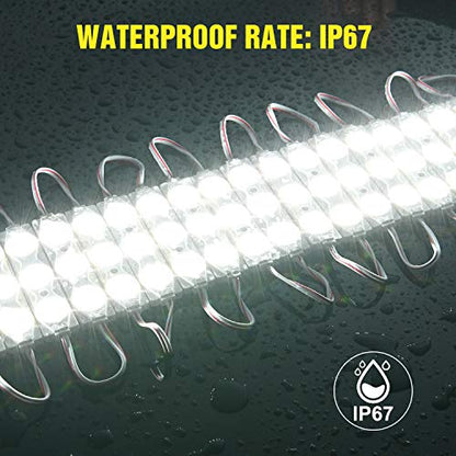 Nilight 60Leds Van Interior Light Kits 12V White Led Ceiling Lighting Kit for Truck Van RV Boats Caravans Trailers Lorries Transit 20 Modules (TL-39) - size: 60Leds 20 Modules
