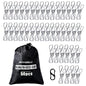 (50PCS) Stainless Steel Laundry Clothes Pins Heavy Duty Outdoor, Clothespins for Hanging Clothes, Metal Clips, Metal Snack Bag Chip Clips for Food Packages, Mini Clothes pins - size: 50pcs small size Clothes Pins