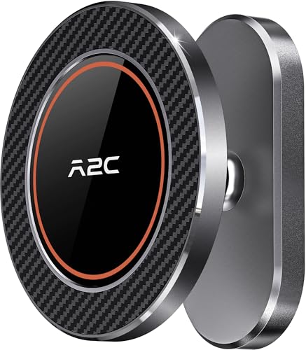 A2C Alloy Magnetic Golf Cart Phone Holder for MagSafe iPhone, Unique Fathers Day Golf Gifts for Men Dad Him Husband Ladies Her Golfers, Golf Accessories Essentials Gadgets Fits EZGO, Club Car, Yamaha - color: 1x Iron Gray