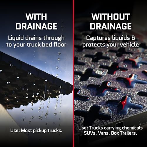Tmat Midsize Truck Bed Organizer Slide Out Mat | Universal Fit - color: Black, size: 5'0" - 5'2" Mid-size Trucks