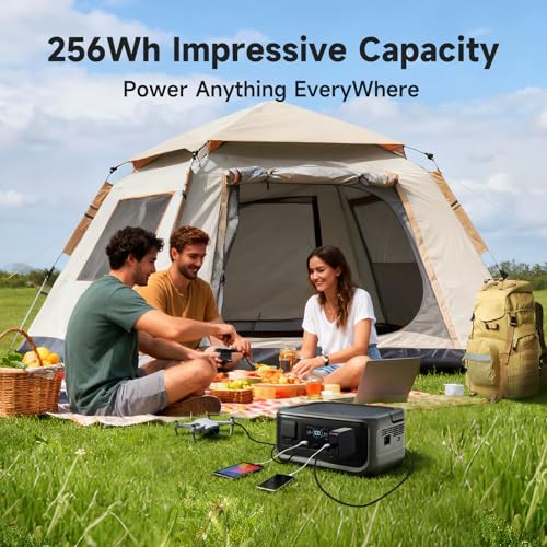 ALLPOWERS VOLIX P300 Portable Power Station 300W (600W Peak), 256Wh LiFePO4 Battery, 2-Hour AC Fast Charge, 100W USB-C, UPS Backup, Solar Generator for Camping, Home Backup, RV, Emergency - style: VOLIX P300