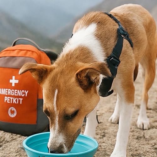 SparkDog Sweet But Psycho Collapsible Dog Bowl, 1000ML (34oz) –XL Food-Grade Silicone Travel Bowl with Sturdy Rim – Extra Large Portable for Dogs & Cats – Great for Pet Lovers (Gray) - color: Gray-"Sweet But Psycho"