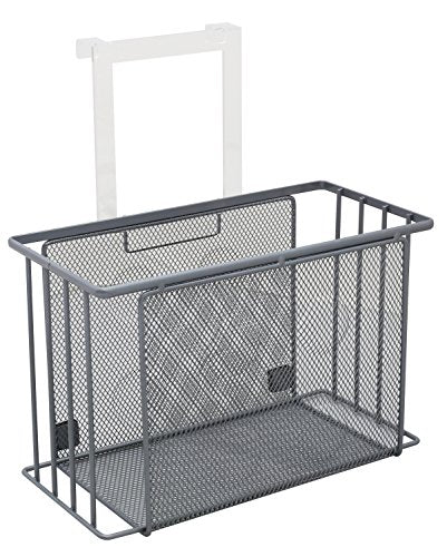 Deco Brothers Over Cabinet Door Organizer, Silver