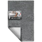 Hearth & Harbor Bathroom Rugs, Chenille Bath Mat - Machine Washable Bath Mats for Bathroom Non-Slip Backing Rubber, Quick Dry Bathroom Mat, 20 x 32 - Frost Grey - color: Frost Grey, style: 20 x 32