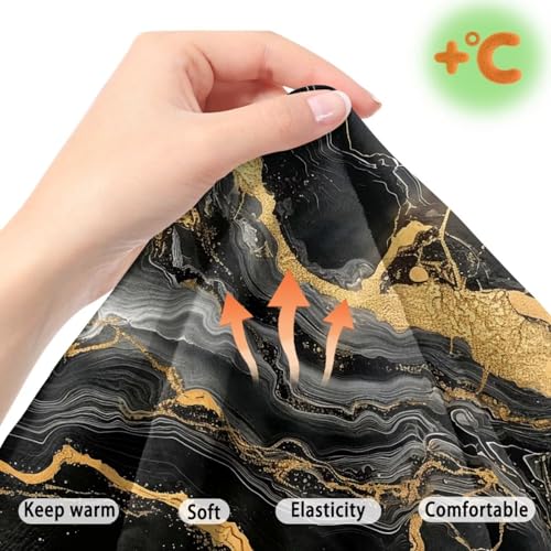 Black Gold Marble Pattern 2 Pcs RV Dinette Cushion Covers Replacement RV Dinette Booth Seats Cover Elastic Sofa Chair Cover Furniture Protector for RV Camper Car Bench - color: Black Gold Marble