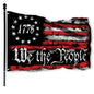 We The People 1776 Flag 3x5 Outdoor Betsy Ross 13 Star American Constitution Flags Indoor Garden Decoration with 2 Grommets